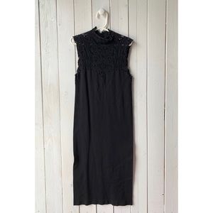 Tight Fitting Little Black Dress - Size S